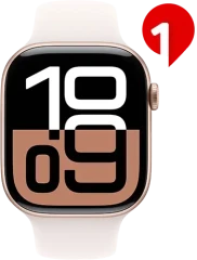 Apple Watch Series 10 GPS + Cell 42mm růžově zlatá - světle růžový