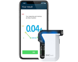 Alkohol tester BACtrack Mobile Pro, bílá